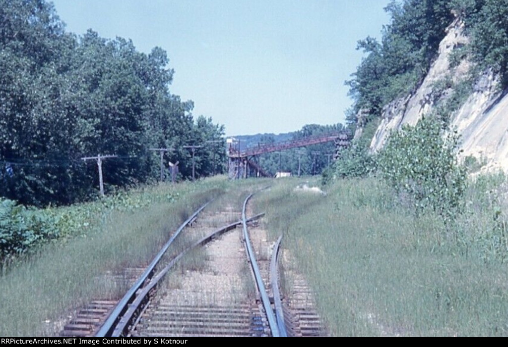 Milwaukee Road Mendota MN Main Line in the early 1960s.